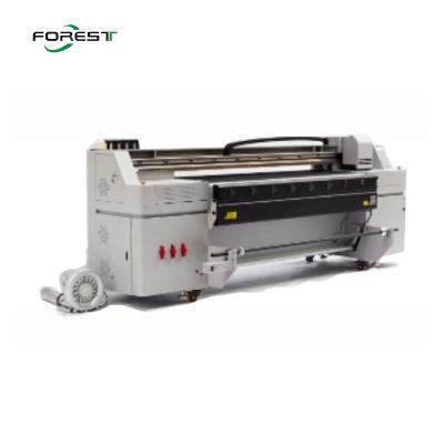 China CMYK UV Flatbed Inkjet Printer Hybrid Printing Machine With Head Cleaning for sale