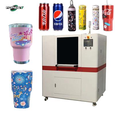 China Máquina de impresión de pantalla de cilindro de 50hz Impresoras de botellas de vidrio de lata de aluminio en venta