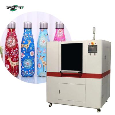 Китай OEM УФ цилиндрический принтер Круглый 360 вращающийся принтер для бутылки кружка стакан ручка бутылка продается