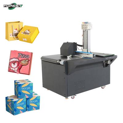 China Impressora a jato de tinta corrugada Máquina de impressão de passagem única Bolsa de papel Kraft Caixa de pizza à venda