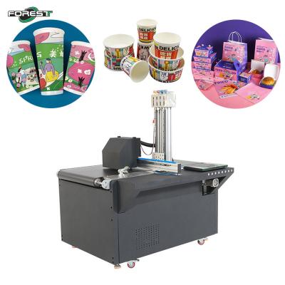 Chine Machine à imprimer à jet d'encre numérique pour emballage alimentaire Boîte à pizza Boîte à papier Kraft Boîte carton à vendre