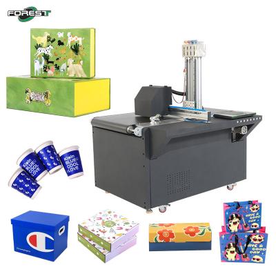 China Máquina de impressão UV ODM Largura 1000 mm Impressora de caixa de pizza Certificado CE à venda