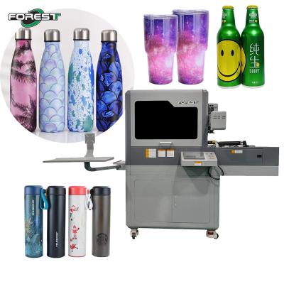 China Máquina de impressão digital de borda de corte UV de estação rotativa dupla à venda