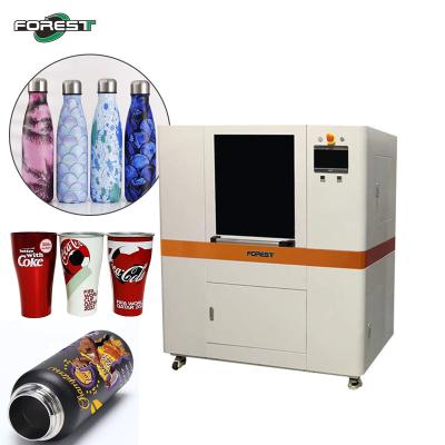 China Stainless Steel Thermos Bottle Cylinder Digital Inkjet Printer Portable Sports Water Cup UV Printing Machine for sale