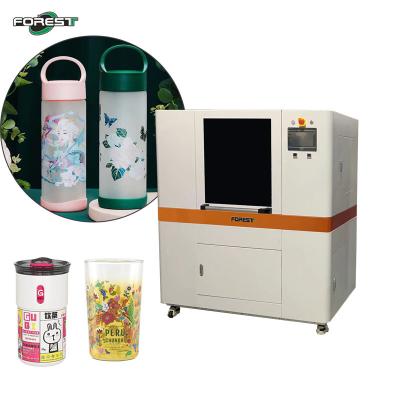 China Digital Bottle Printing Machine Uv Tumbler Printer Inkjet Printer For Plastic Bottle for sale