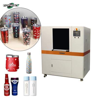 China Máquina de impressão digital de cilindro capaz de rotação de 360 graus para impressão em garrafas e copos de plástico à venda