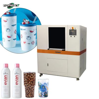 中国 Digital Inkjet Cylinder Uv Printing Machine 30s / Bottle Cup Industrial Printer 販売のため