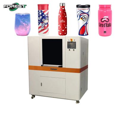 China Crafting Brilliance: Explore UV Bottle Printing Excellence with 3 G5i Heads and Vibrant Full-Color Rotary Printer for sale