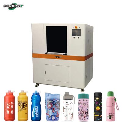 China Impresora de inyección de tinta rotativa, Impresora UV cilíndrica, Máquina de impresión de latas de aluminio/vasos de vidrio en venta