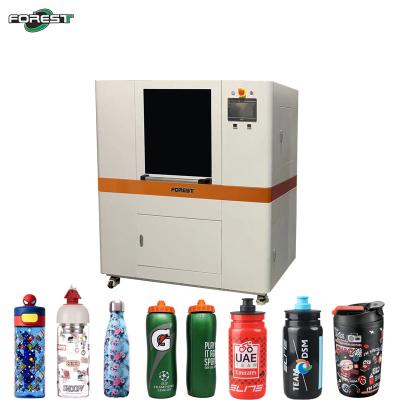 China 360 graden digitale flessenprinter Cylinder printmachine Plastic cups printmachine Te koop