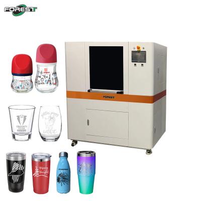 China UV Digital Inkjet Printer for Cylindrical Objects Aluminum Cans Stainless Steel Thermos Bottles for sale