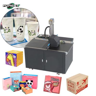 China Single Pass Printer Digital Inkjet Printing Machine For Corrugated Cardboard Kraft Paper Bag for sale