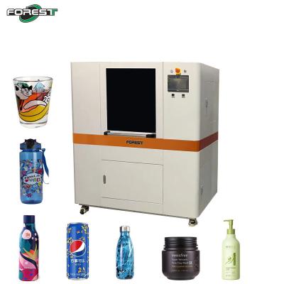 China Aluminum Cans Print Machine Bottle UV Printer Cosmetic Bottle Printer Cylinder UV Printer Tin Can UV Printing Machine for sale
