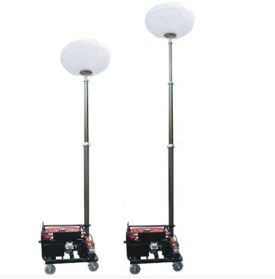 China 200W Mobile Lighting Mast 9M Portable LED Light Towers for sale