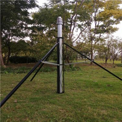 China Telescopic Push Up Mast 6M 9M 12M Portable Antenna Mast for sale