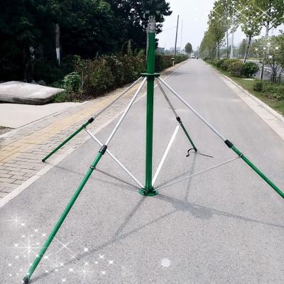 China 6063 inspecciones de sitio del análisis de los deportes de Alu empujan hacia arriba los deportes del palo de la antena que filman el palo poste en venta