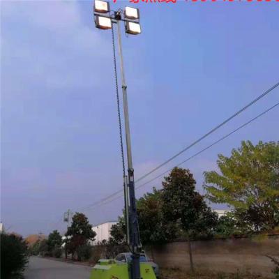 China 9m Push Up Telescopic 200W Portable LED Light Towers for sale