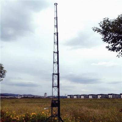 China 30M Portable Winch Up Aluminum Telescoping Antenna Tower for sale