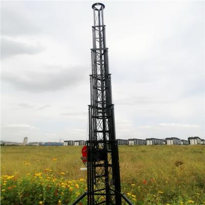 China Winch Up 30 Meter 11 Sections Lattice Transmission Tower for sale