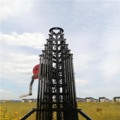 China Mastro exterior de alumínio da antena de Guyed 12M Winch Up 40ft à venda