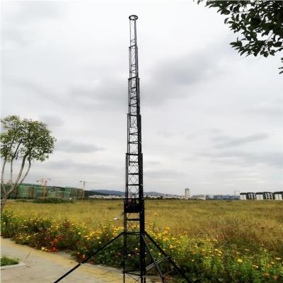 China Hand Winch Manual 6M 4 Sections Telescopic Antenna Tower for sale