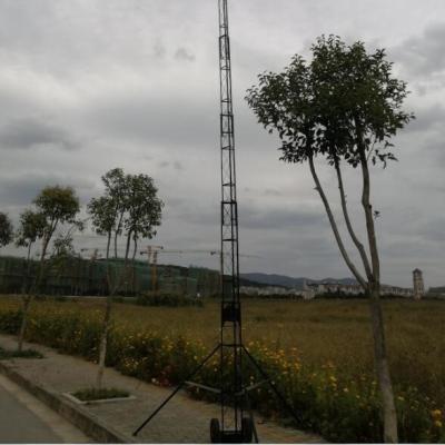 China Antenna Aluminum Steel 30M Ground Support Truss Tower for sale