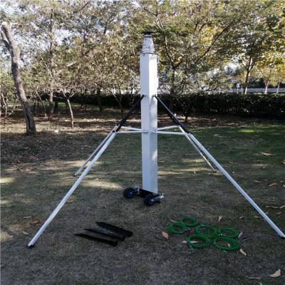 China 3m 15m Crank Up Portable Telescoping Mast For Radio Communication for sale