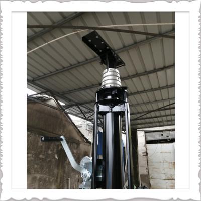 China Fast Extending 6063 Alu Alloy Portable Telescopic Mast for sale