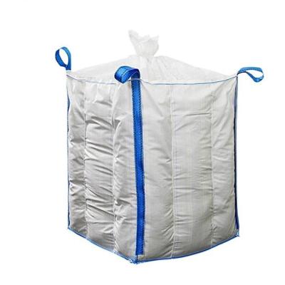 China Circular Baffled Bulk Bag U Panel Customer Friendly Q Bag With Side Loop for sale