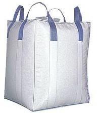 China 850kg Bulk Empty Dumpy Bags Circular polyethylene With duffle Top for sale