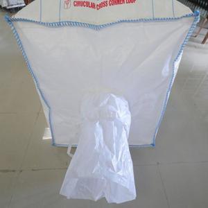 China Spout Bottom Bulk Super Sacks Big Bag 1000 Kg virgin PP PE for sale