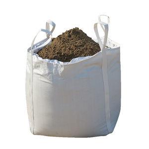 China 5:1 6:1 Open Top Bulk Bags Fibc Cement Jumbo Bag With 2 belts for sale
