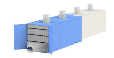 Cina Il container in serie del materiale di riempimento superiore insacca anti 40ft statico di 20ft 30ft laminato in vendita