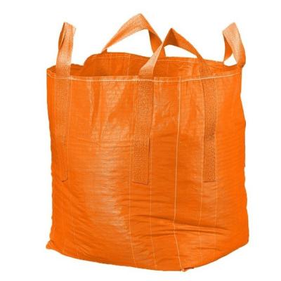 China Emptying Cross Corner Bulk Bag Fibc 4 panel Dampproof With coating for sale