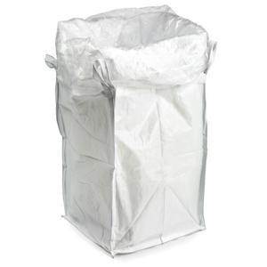 中国 白いDuffle化学薬品のための上のバルク袋1500kgの塵の証拠 販売のため