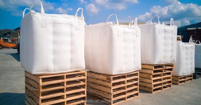 China 2000kg PP Woven White FIBC Bulk Bags 70 - 240gsm For Agriculture for sale