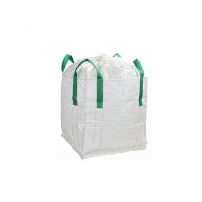 China PP Empty 1 Tonne Bulk Bags White Jumbo Flexible Intermediate Bulk for sale