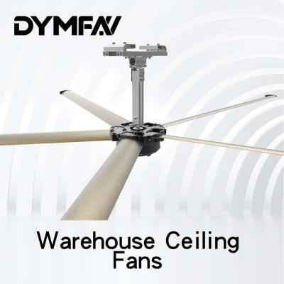 中国 4.3mの0.7kw Gearless倉庫の天井に付いている扇風機95 RPMの産業屋外の天井に付いている扇風機 販売のため