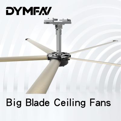 China 5m 0.7kw Energy Saving Big Blade Ceiling Fans Workshops Gearless HVLS Fan for sale