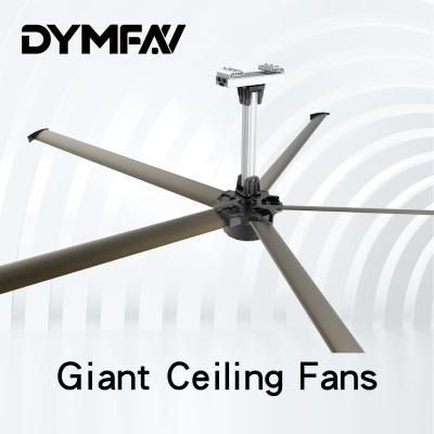 China 6.6m 1.5kw 5 Blades Giant Ceiling Fans Workshops Big Azz Fans for sale