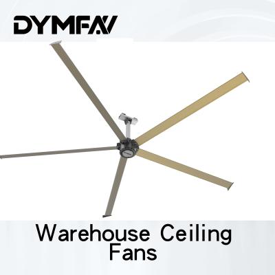 China Warehouse 20ft 24ft 18ft 16ft 12ft Hvls Industrial Large Ceiling Fan Pmsm Motor for sale