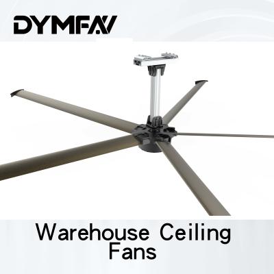 China Industry Big Giant Ceiling Fans Aluminum Blades HVLS Fan for sale