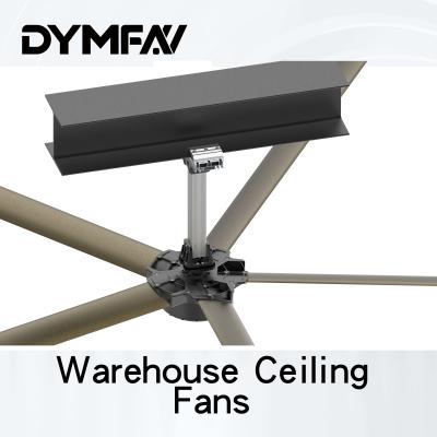 China Low Noise 9ft Residential HVLS Fans Garage Vent Giant Industrial Ceiling Fans for sale