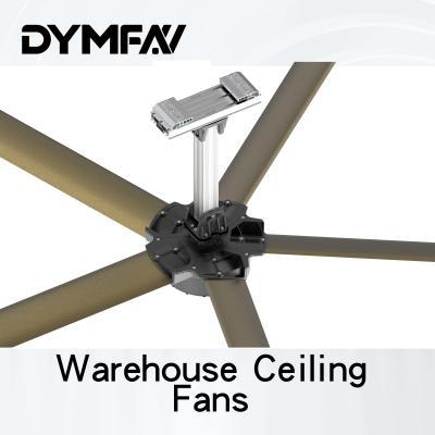 China 2.5m Warehouse HVLS Fan Workshop DC Motor Industrial Big Ceiling Fan for sale