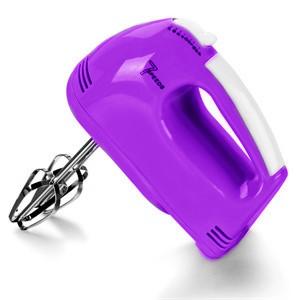 中国 紫色の泡立て器電気手のミキサーの手持ち型の電気は拒絶ボタンによって払います 販売のため