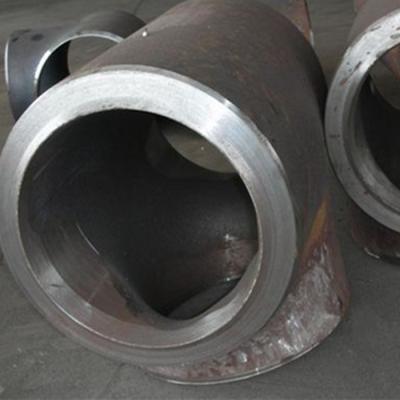 China 8 Inch High Pressure Tee Fittings ASME 12CrMoG Butt Welded Equal Tee Fittings for sale