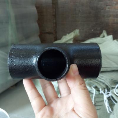 China 1/2 Inch Seamless Carbon Steel Pipe Fittings B16.9S ANSI Reducing Pipe Tee for sale
