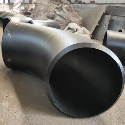 China DN200 90 degree SCH80 Seamless  Pipe Elbow Fittings  Butt Weld Black Pipe Fittings à venda