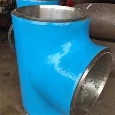 China Carbon Steel Equal Diameter Tee Welding Large Diameter Butt Welding Reducing Tee High Pressure Tee en venta