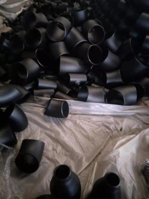 China 45 Degree Carbon Steel Pipe Bend 5d Black A234 Wpb Asme B16.9 Pipe Elbow Fittings en venta